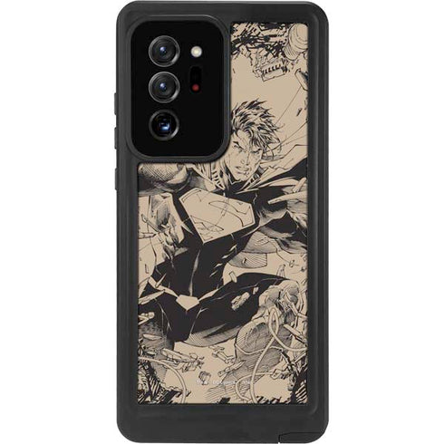 DC Comics Superman Unchained #1 Original Cover Pencils Galaxy Note20 Ultra 5G Waterproof Case